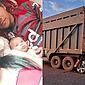 Pai, mãe e bebê morrem após acidente entre carro e caminhão 