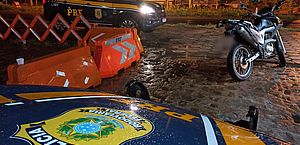 Moto roubada em Recife há dois anos é recuperada pela PRF em Palmeira dos Índios