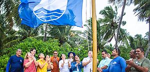 Praia do Patacho recebe renovação do selo internacional Bandeira Azul 24/25