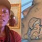 Pepê contraria esposa, tatua o rosto e se arrepende: “Não ficou legal”