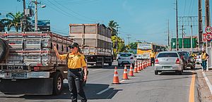 Obra modifica trânsito da Avenida Gustavo Paiva nesta terça-feira; veja trecho