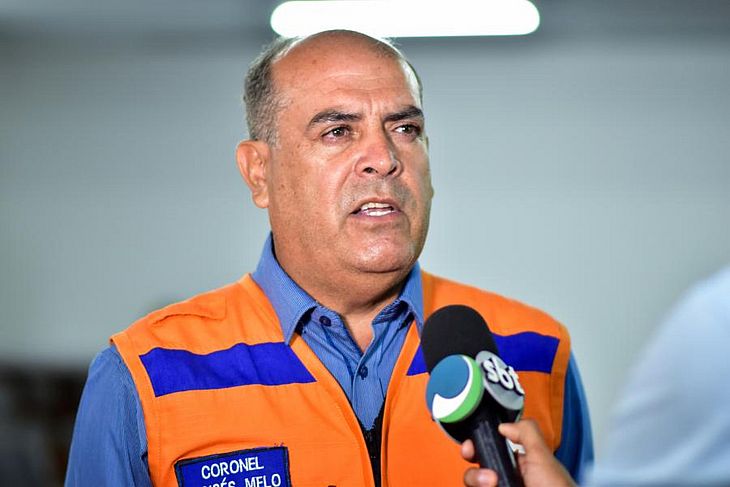 enente-coronel Moisés Melo seguirá com as ações de reconstrução, assistência e restabelecimento.