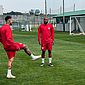 CRB treina no CT do Coritiba antes de embarcar para jogo decisivo contra o Atlético-MG