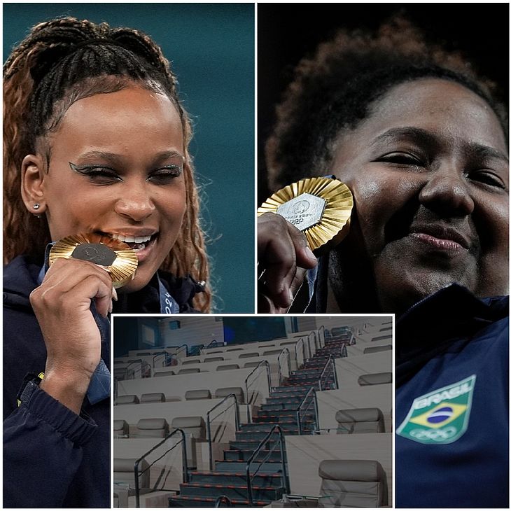 Rebeca Andrade e Beatriz Souza: as medalhistas de ouro do Brasil nas Olimpíadas de Paris