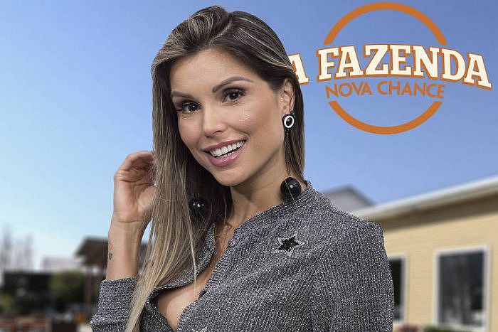 Flávia Viana, nova repórter do reality A Fazenda, da Record TV