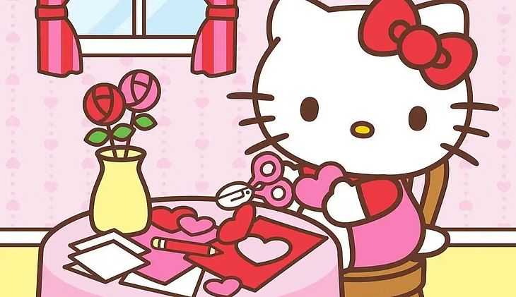 A personagem Hello Kitty