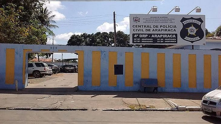 O suspeito foi preso em flagrante e encaminhado à Central de Polícia Civil, em Arapiraca