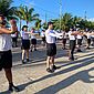 Futuros delegados de Alagoas iniciam preparação física com corrida na orla