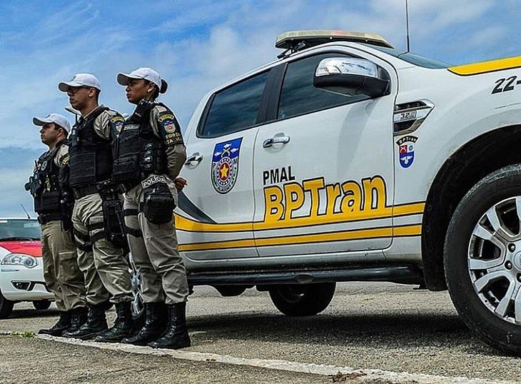 O Batalhão de Polícia de Trânsito (BPTran) da Polícia Militar de Alagoas (PM-AL) 