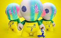 Em parceria com a CBV, artista alagoano cria toy art exclusivo para homenagem à ex-atletas olímpicas do vôlei brasileiro