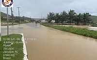 Defesa Civil continua monitorando Rio Jacuípe; água já atinge residências de calha baixa