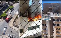 Incêndio atinge cobertura de edifício na Ponta Verde