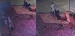 Vídeo: ladrão vai à polícia para denunciar roubo de motocicleta que ele mesmo havia furtado