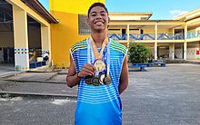 Estudante da rede estadual coleciona medalhas no atletismo e vai disputar Sul-Americano