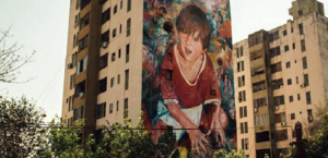 Mural gigante homenageia Lionel Messi em Rosário, sua cidade natal