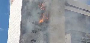 Incêndio atinge sede da OAB em Brasília e 5 pessoas são resgatadas